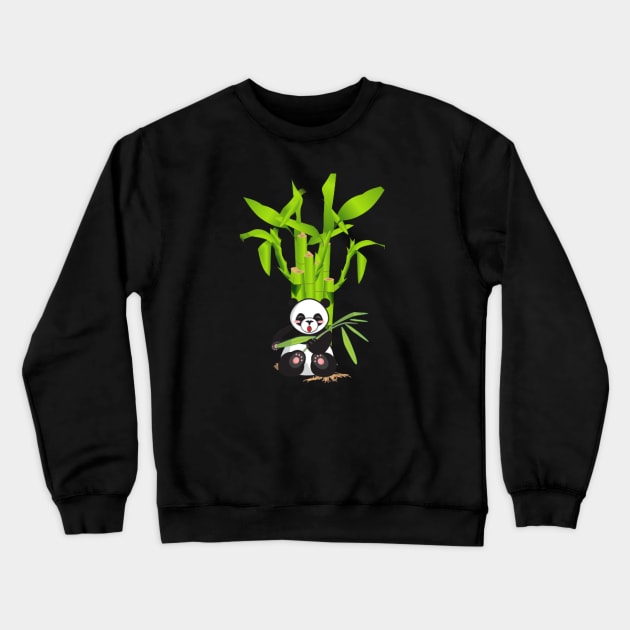 confou panda Crewneck Sweatshirt by NOUNEZ 